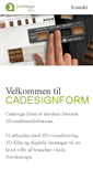 Mobile Screenshot of cadesignform.dk